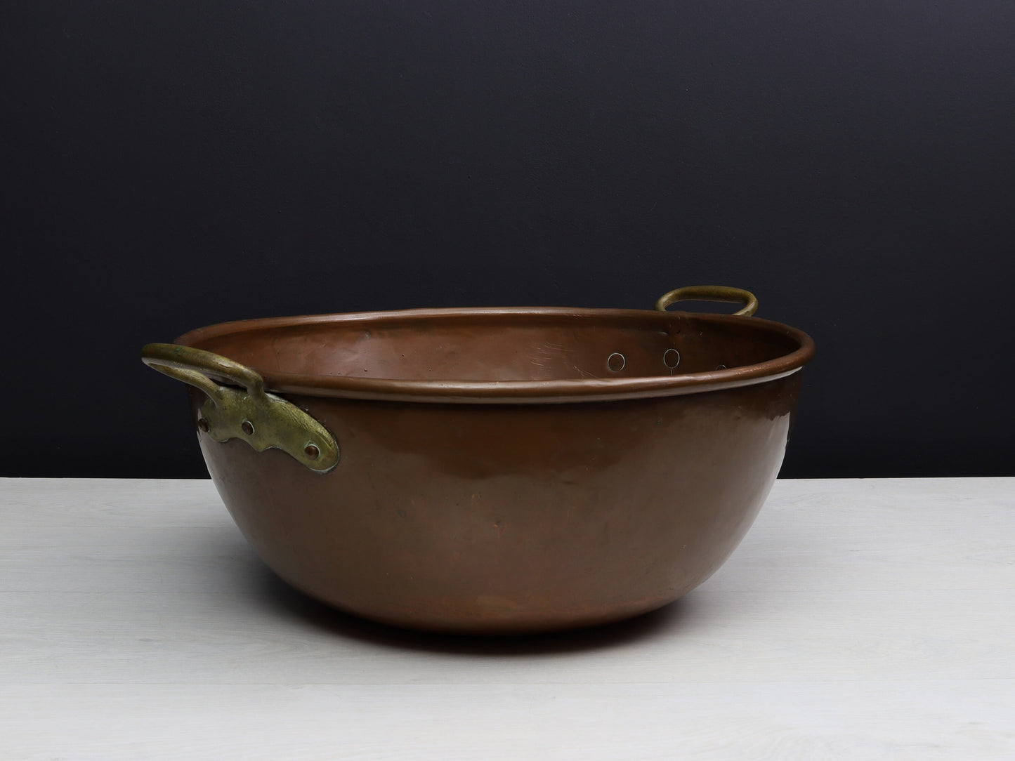 Antique Copper Pot | Farmhouse Decor |Copper Kettle | Firewood Holder- Vintage Home Decor