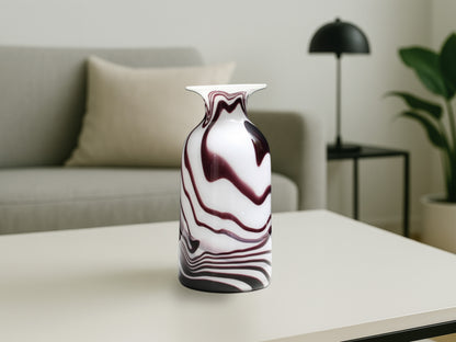 Cylinder Vase-Art Glass | Decorative Vase-Vintage Home Decor| Centerpiece Vase-Unique Flower Vase | Unique Gift Ideas 
