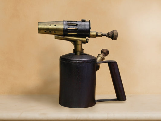 French Decor-Antique Blowtorch-Design Inspiration-Industrial Decor-Unique Gift Ideas-French Antique-Deals-Fireplace Decor-Vintage Home Decor