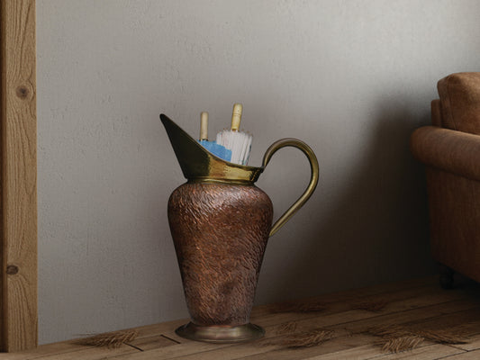  Modern farmhouse umbrella stand. Vintage home decor for front porch decor or hallway decor.