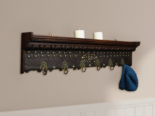 Antique wood coat rack for vintage home decor. Authentic European finds from New To Me Decor.