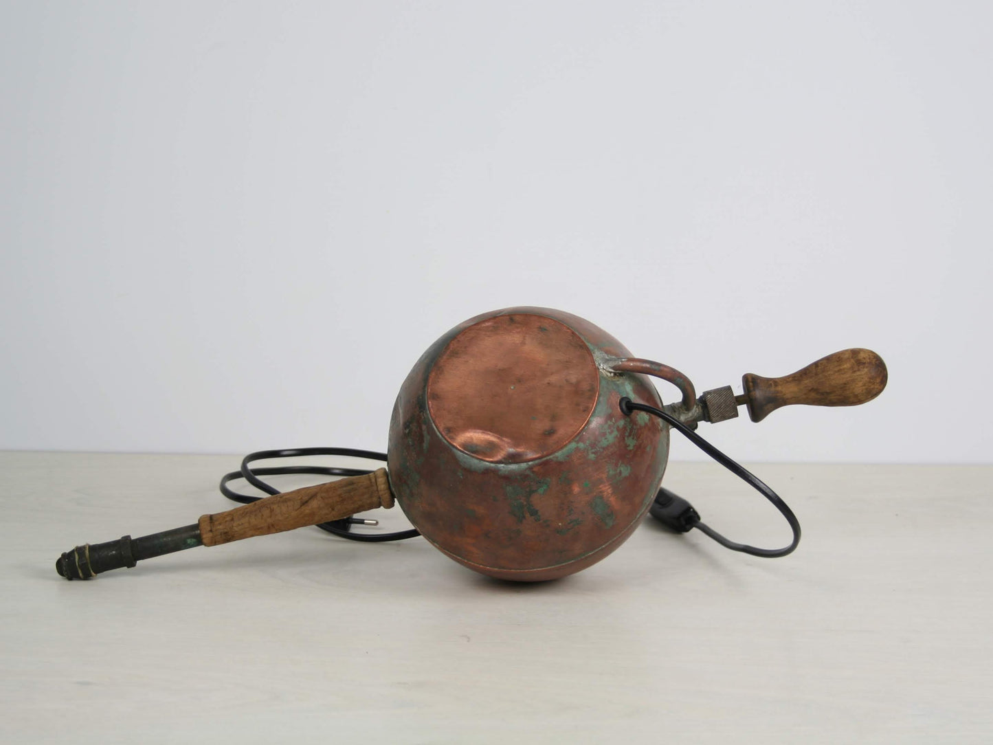 Antique Sprayer Unique Lamp | French Antique Table Lamp | Vintage Lighting | Copper Lamp