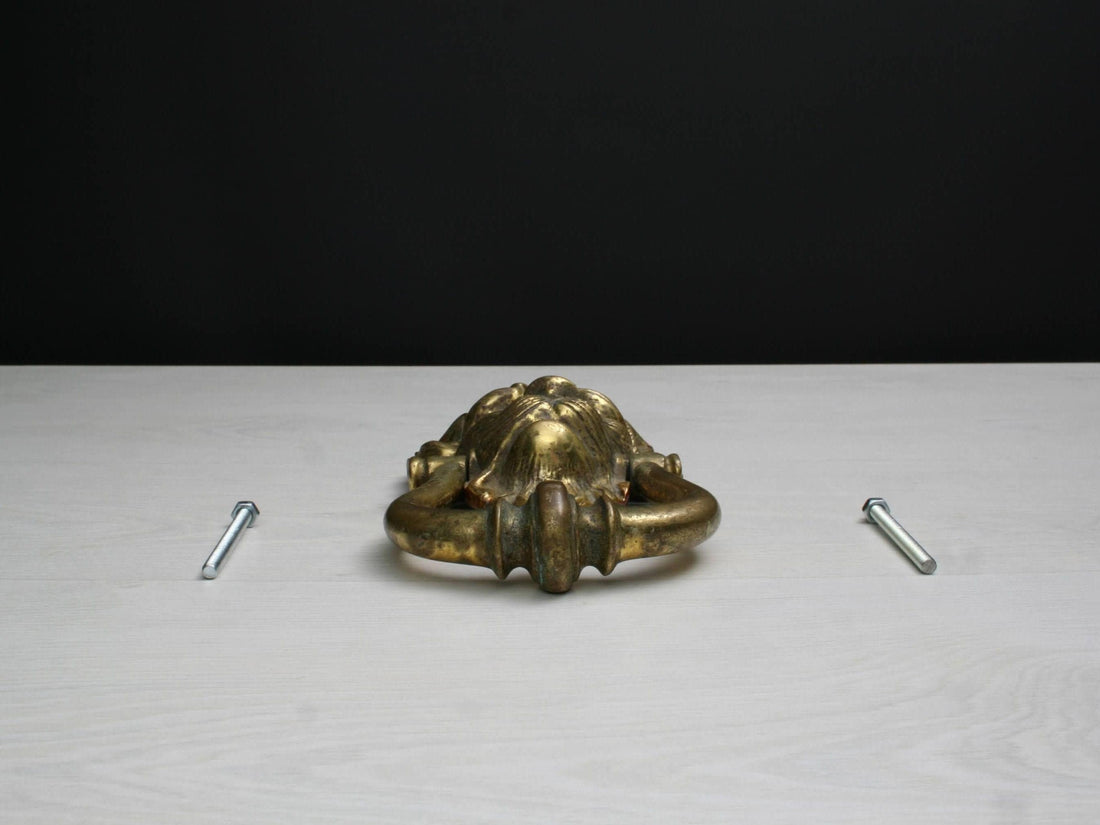 Stunning Brass Lion Door knocker-Unique Find | Antique Door Knocker