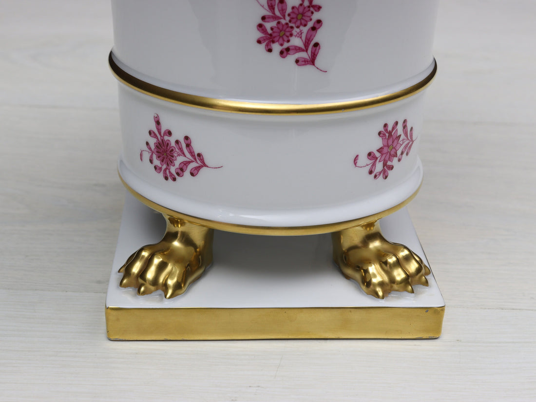 Gorgeous Herend hand-painted porcelain vase