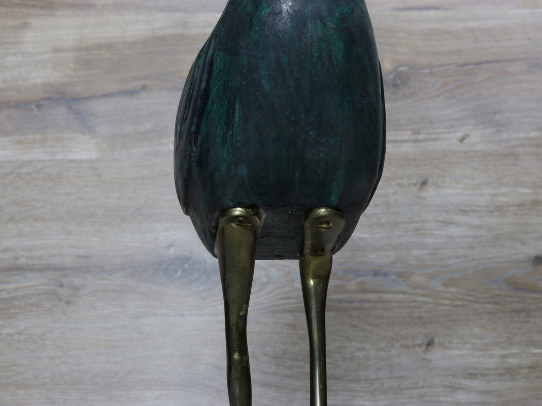 Wooden Bird Figurine| Decorative Bird Sculpture | Console Table Decor | Bird Lovers Gift