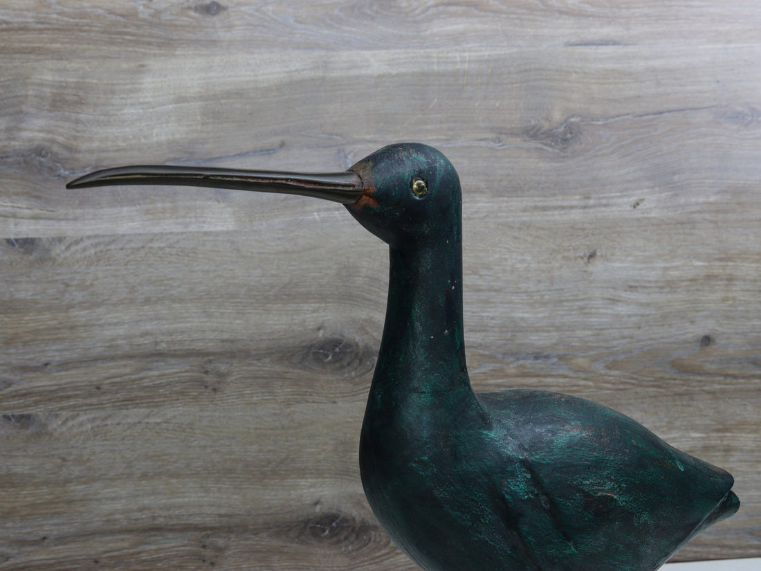 Wooden Bird Figurine| Decorative Bird Sculpture | Console Table Decor | Bird Lovers Gift
