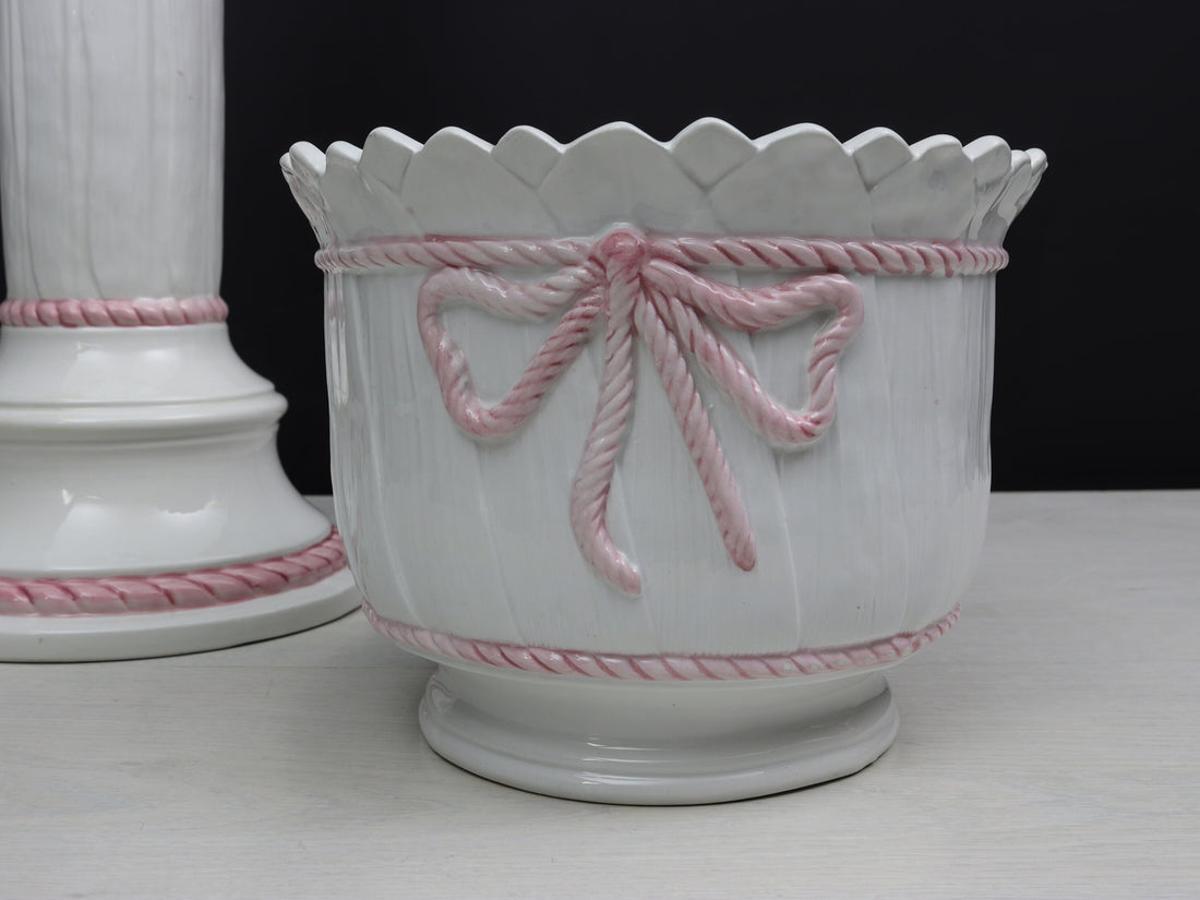 pink plant pot stand Pedestal Plant Stand – NewToMeDecor