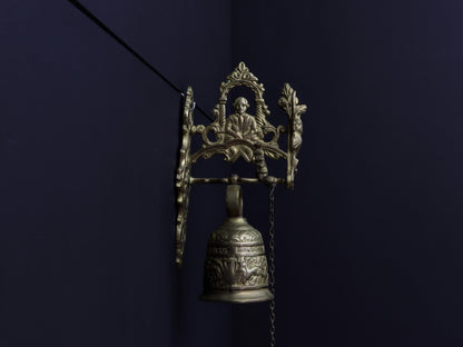 Wall Mounted Brass Bell, Farmhouse Decor | Modern Farmhouse , Vintage Home Decor