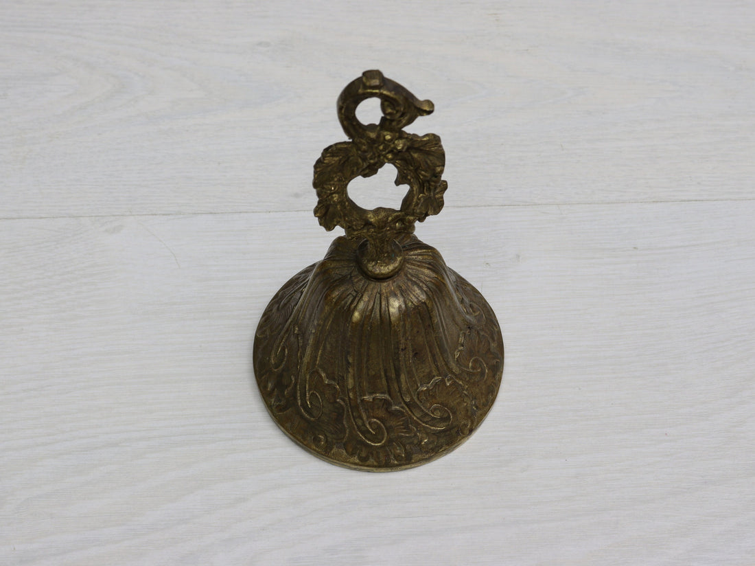 Bronze Hand Bell-Dinner Bell | Table Bell-Desk Ornament | Vintage Home Decor