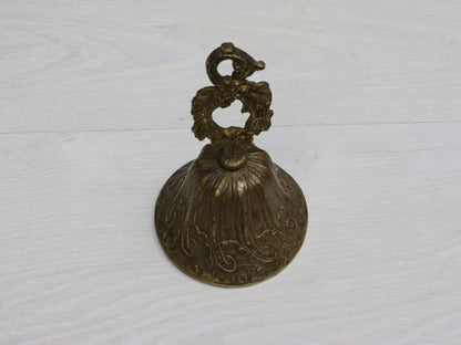 Bronze Hand Bell-Dinner Bell | Table Bell-Desk Ornament | Vintage Home Decor