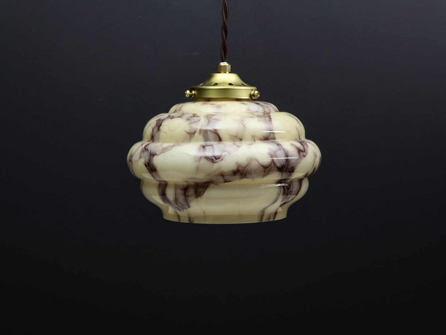 Gorgeous Glass Pendant Light Fixture | Art Deco Lighting- Unique Lamp | Unique Lighting