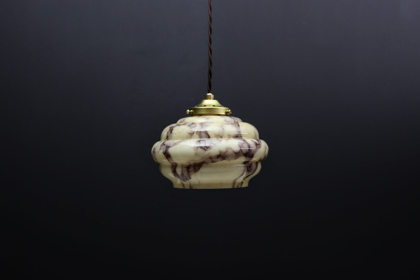 Gorgeous Glass Pendant Light Fixture | Art Deco Lighting- Unique Lamp | Unique Lighting