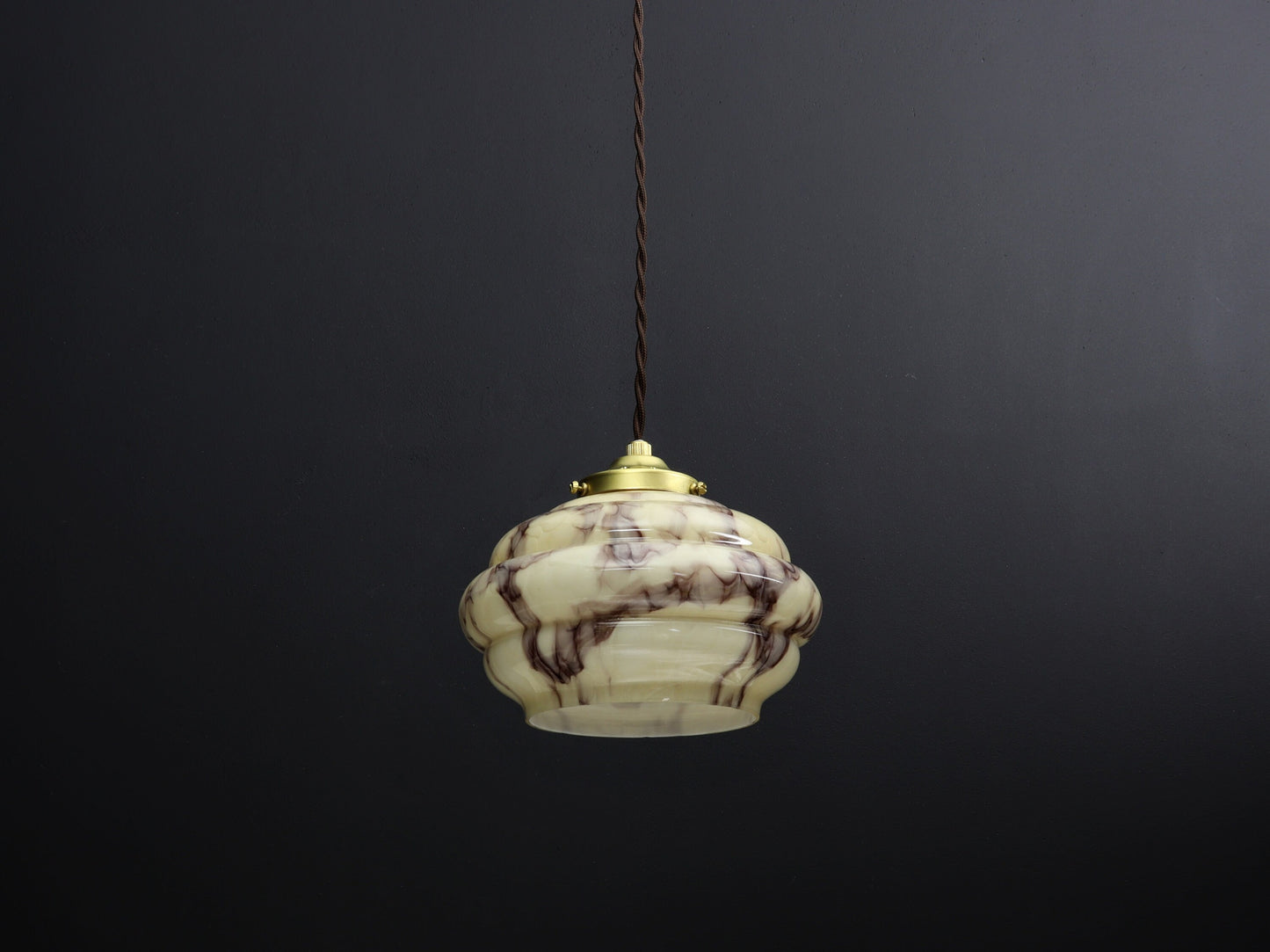 Gorgeous Glass Pendant Light Fixture | Art Deco Lighting- Unique Lamp | Unique Lighting