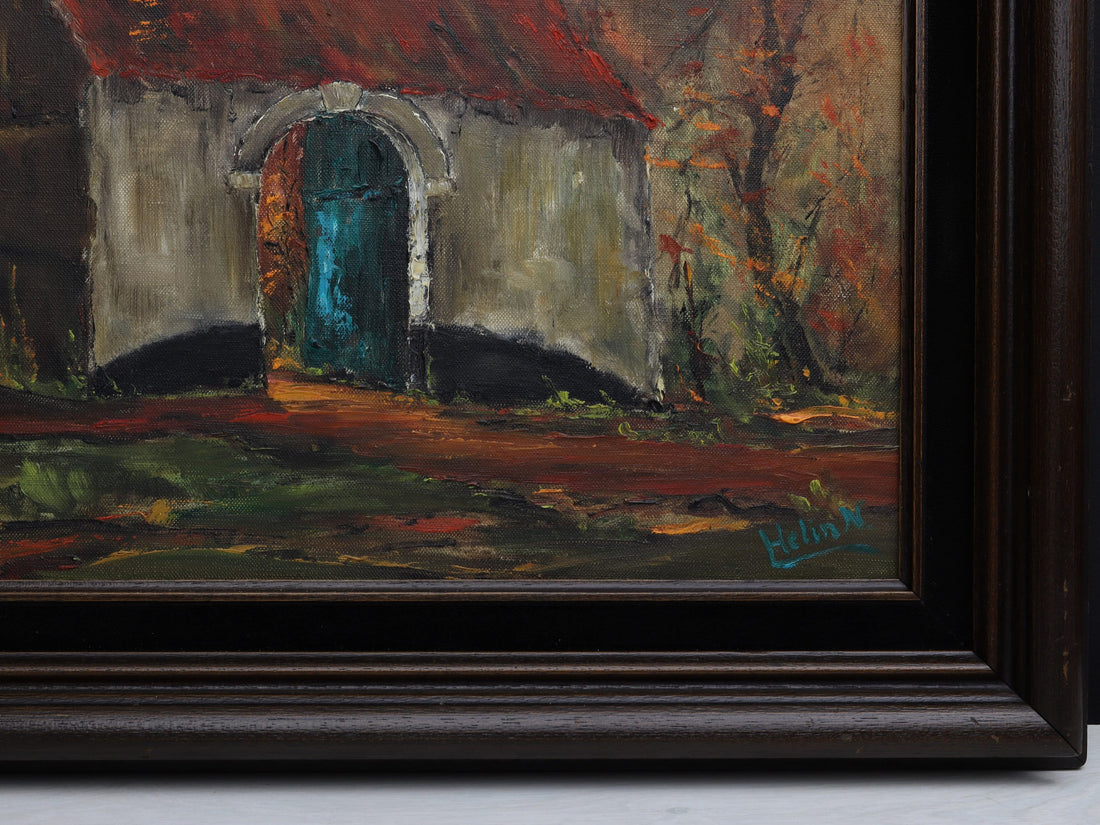 Original Artwork Farmhouse Painting | European Art-Vintage Home Decor