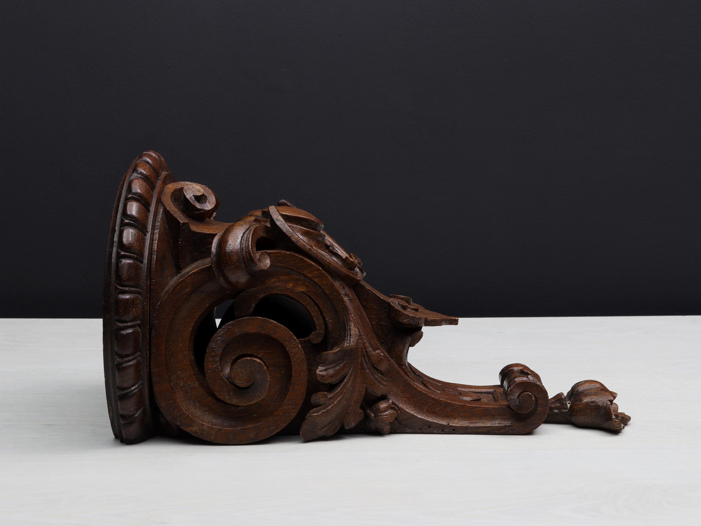 Antique Corbel Display Shelf | Carved Wooden Corbel | Antique Wall Decor-Unique Gift Idea