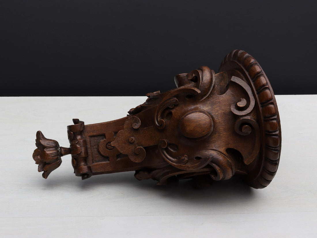 Antique Corbel Display Shelf | Carved Wooden Corbel | Antique Wall Decor-Unique Gift Idea
