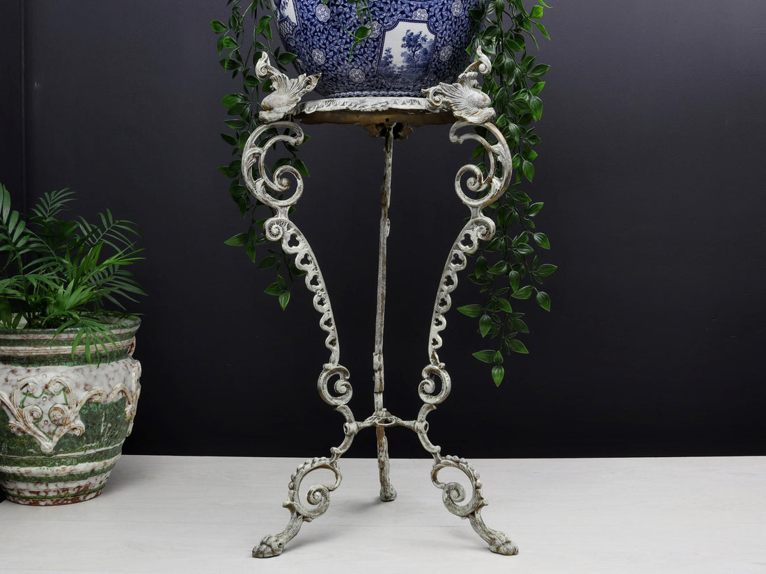 retro plant stands indoor Vintage Brass Plant Stand – NewToMeDecor