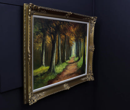 Forest Painting -Original Artwork | Antique Oil Painting |Vintage Home Decor| Unique Gift Ideas