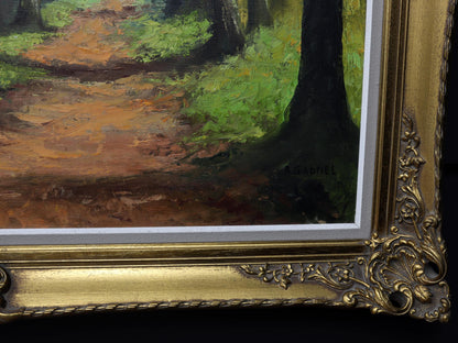 Forest Painting -Original Artwork | Antique Oil Painting |Vintage Home Decor| Unique Gift Ideas