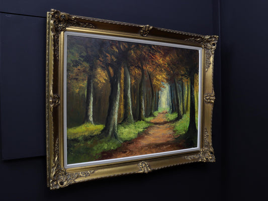 Forest Painting -Original Artwork | Antique Oil Painting |Vintage Home Decor| Unique Gift Ideas