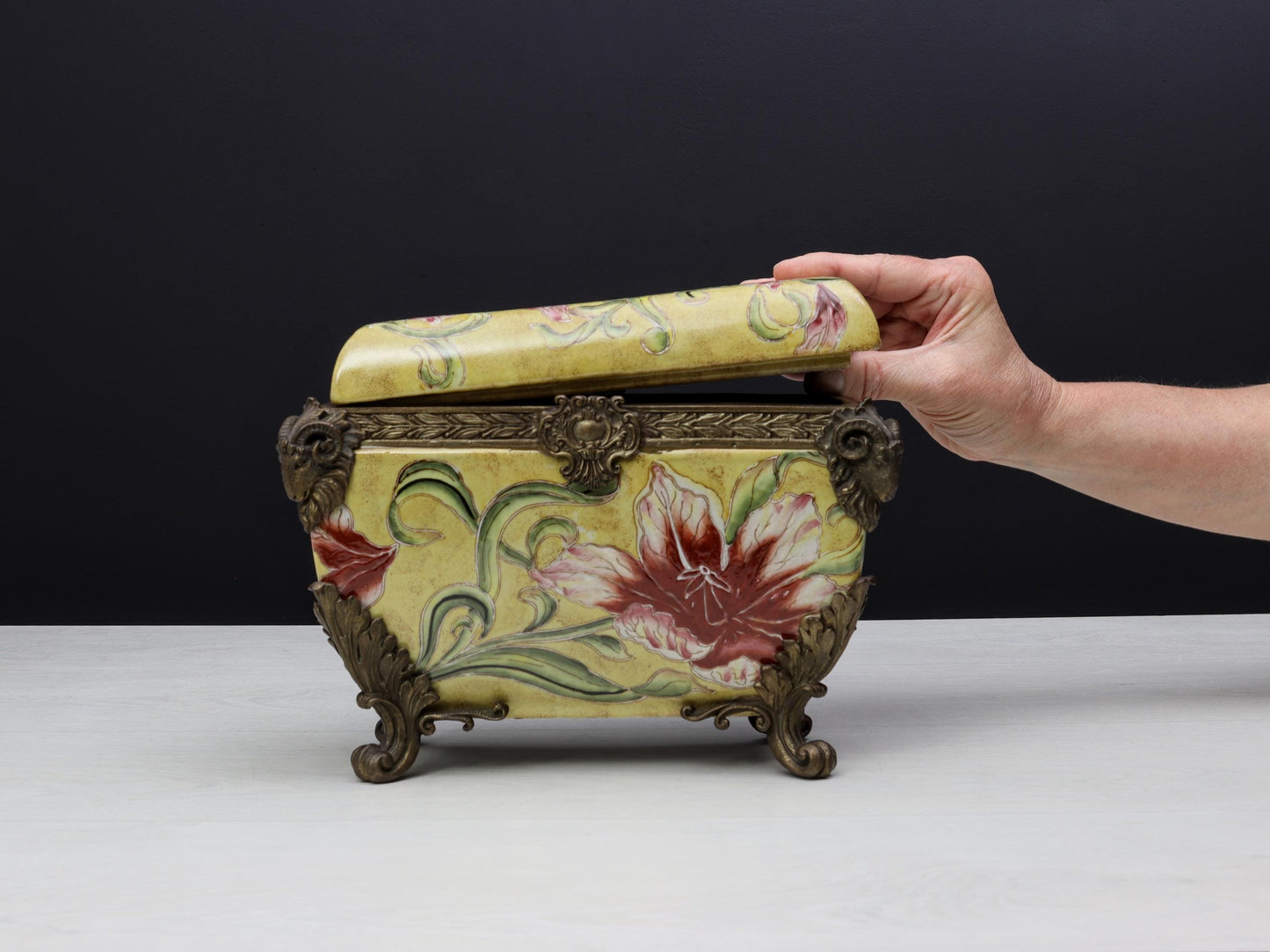 Vintage Jewelry Box-Trinket Box |Jewelry Storage or Unique Urn for Ashes