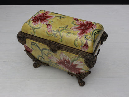 Vintage Jewelry Box-Trinket Box |Jewelry Storage or Unique Urn for Ashes