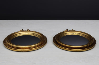 Antique Gold Wall Mirrors - Round Wall Mirror | Unique Gift Ideas| Vintage Home Decor