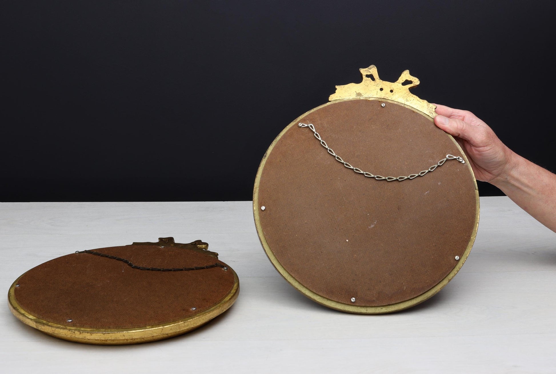 Antique Gold Wall Mirrors - Round Wall Mirror | Unique Gift Ideas| Vintage Home Decor