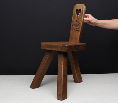 Vintage Wooden Stool –Wood Step Stool, Entryway & Farmhouse Decor-Vintage Home Decor