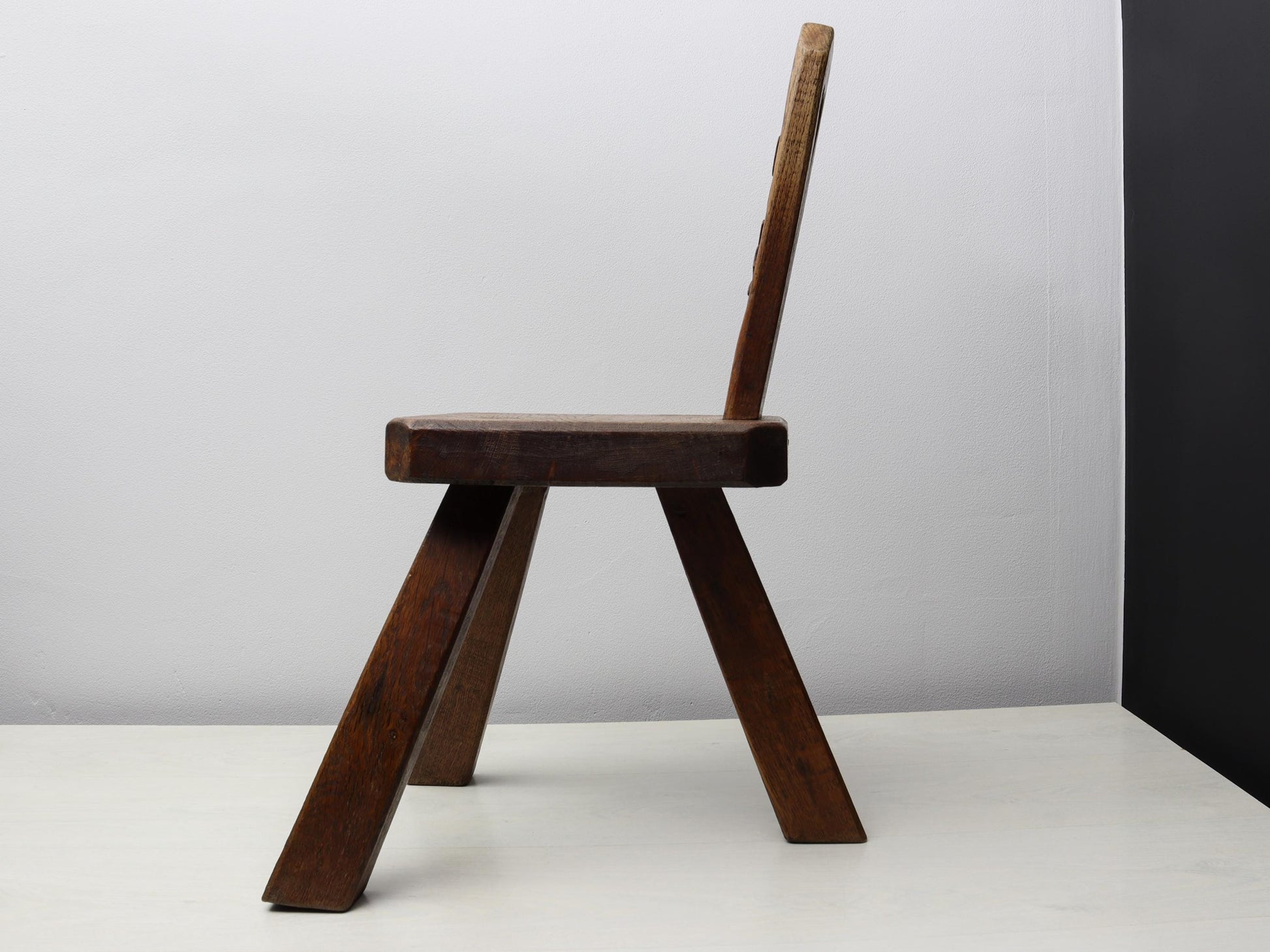 Vintage Wooden Stool –Wood Step Stool, Entryway & Farmhouse Decor-Vintage Home Decor