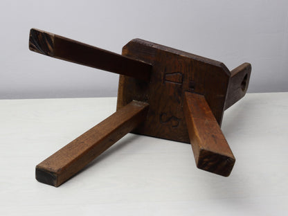 Vintage Wooden Stool –Wood Step Stool, Entryway & Farmhouse Decor-Vintage Home Decor