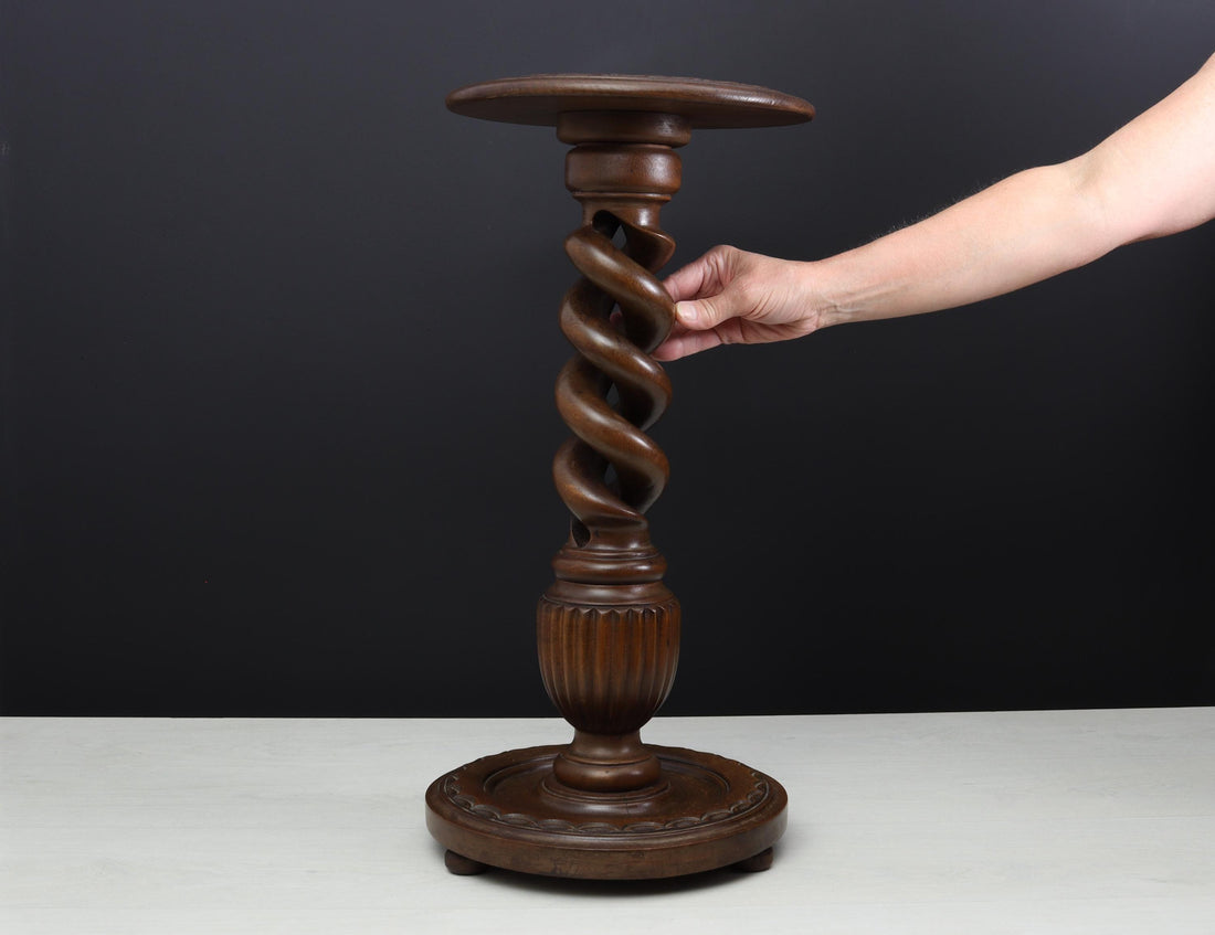 Vintage Plant Stand -Wooden End Table | Indoor Plant Stand-Vintage Side Table | Vintage Home Decor -Unique Gift Ideas