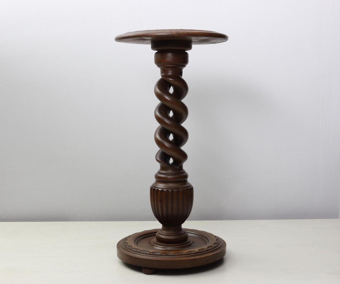 Vintage Plant Stand -Wooden End Table | Indoor Plant Stand-Vintage Side Table | Vintage Home Decor -Unique Gift Ideas