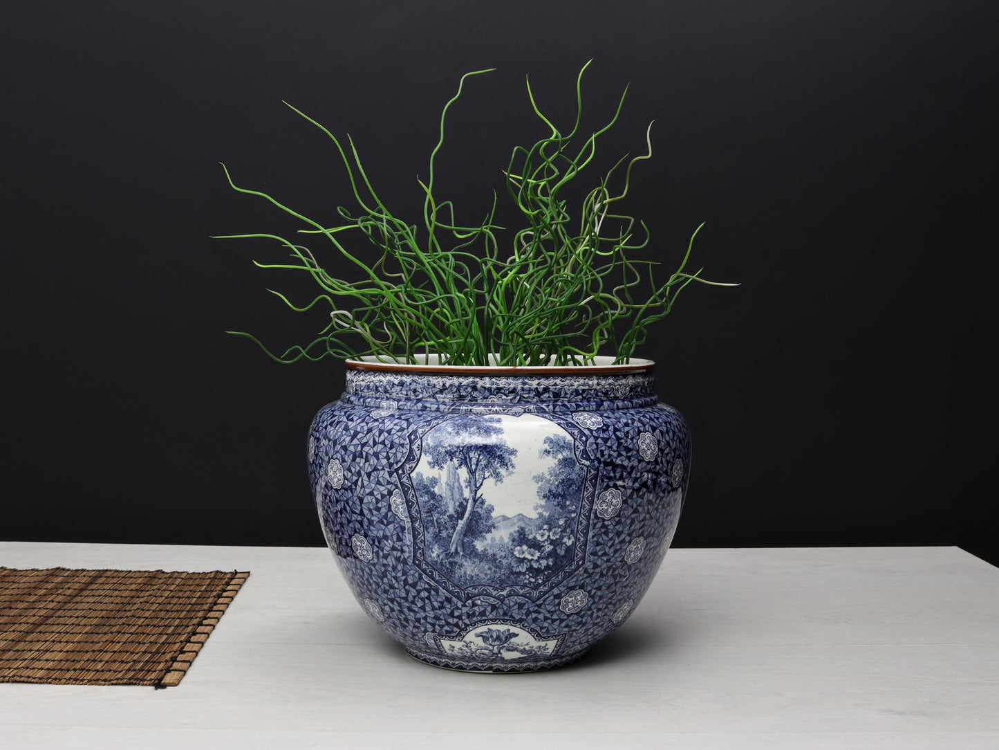 Royal Bonn Blue and White Vase | Ceramic Planter | Plant Lovers Gift | Unique Gift Ideas | Vintage Home Decor