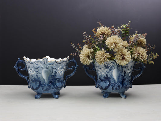 Vintage Ceramic Flower Pots | Decorative Planters-Vintage Home Decor | Plant Lover Gift-Unique Gift Ideas