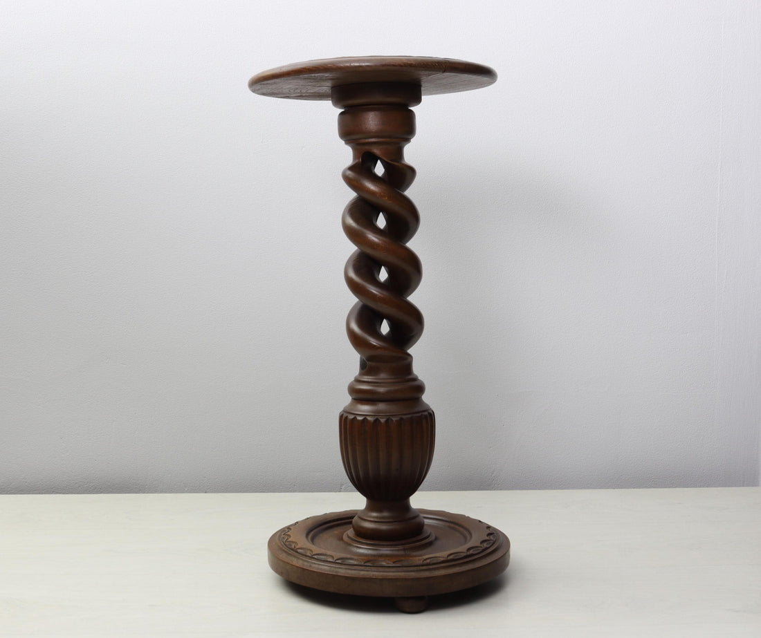 Vintage Plant Stand -Wooden End Table | Indoor Plant Stand-Vintage Side Table | Vintage Home Decor -Unique Gift Ideas