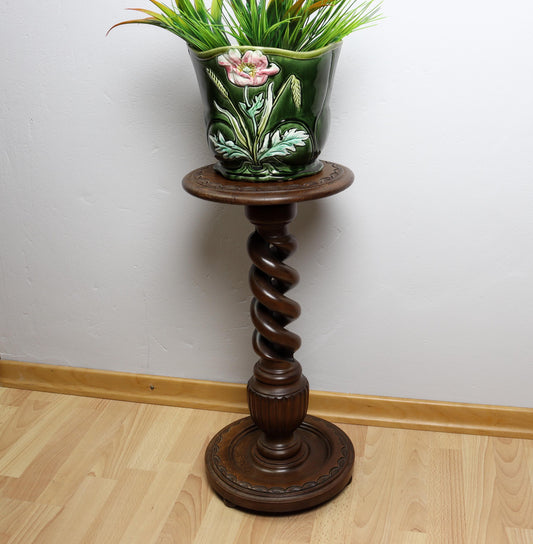 Vintage Plant Stand -Wooden End Table | Indoor Plant Stand-Vintage Side Table | Vintage Home Decor -Unique Gift Ideas