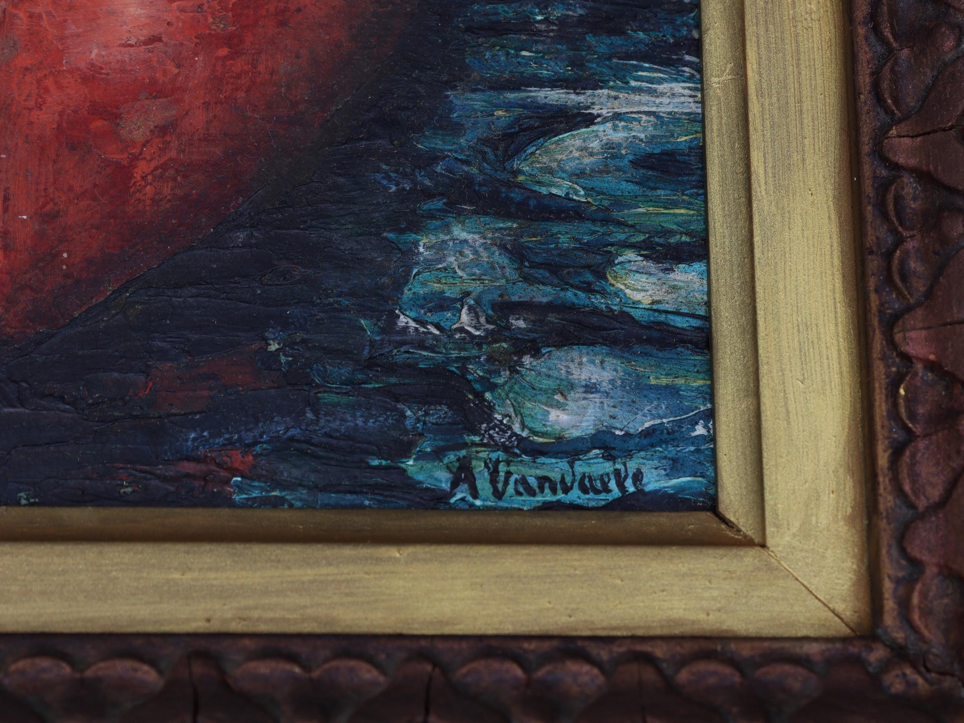 Vintage Boat Oil Painting, 1978 Nautical Decor, Camogli Italy Original Artwork, European Coastal Art