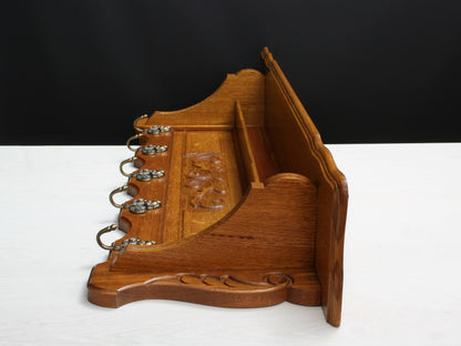 Vintage Wall Coat Rack with Shelf - Entryway Organizer