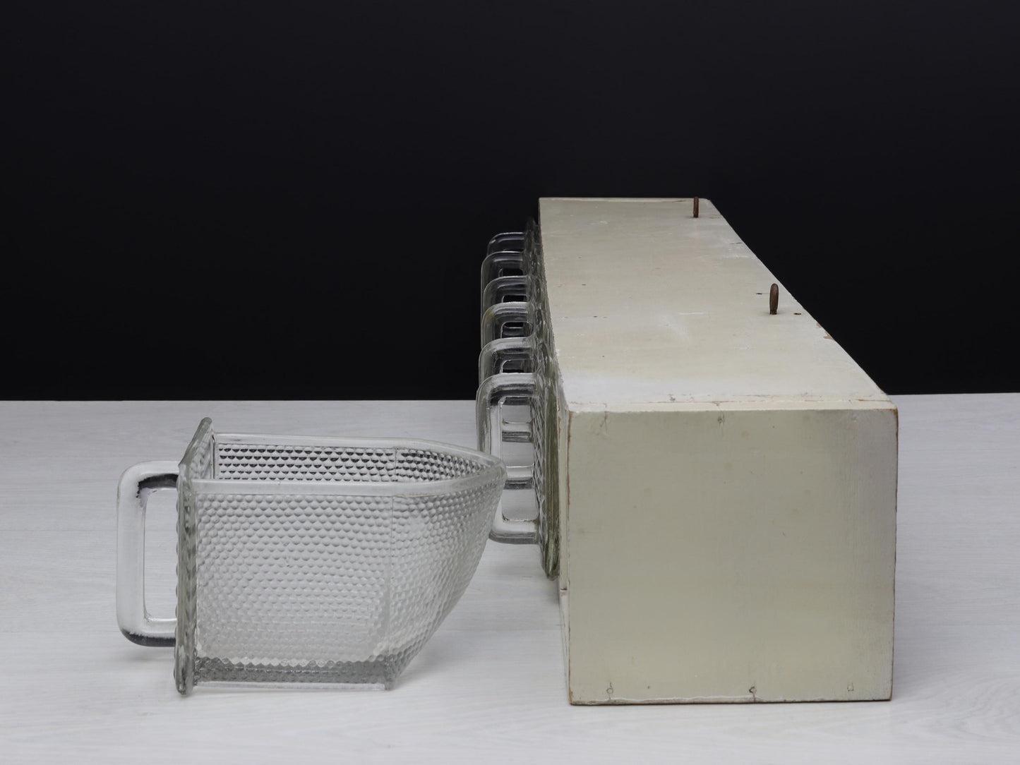 Vintage Weck Spice Rack Wall Shelf | 1930s German Retro Kitchen Decor