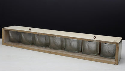 Vintage Weck Spice Rack Wall Shelf | 1930s German Retro Kitchen Decor