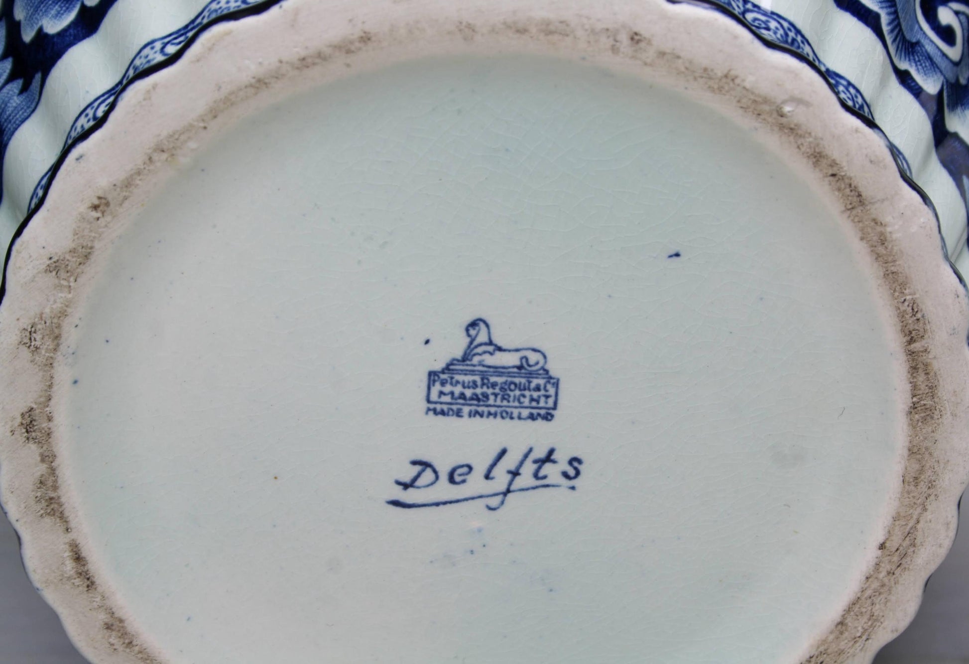 Vintage Delft Blue Ginger Jar: Large Blue and White Ceramic Vase & Unique Urn