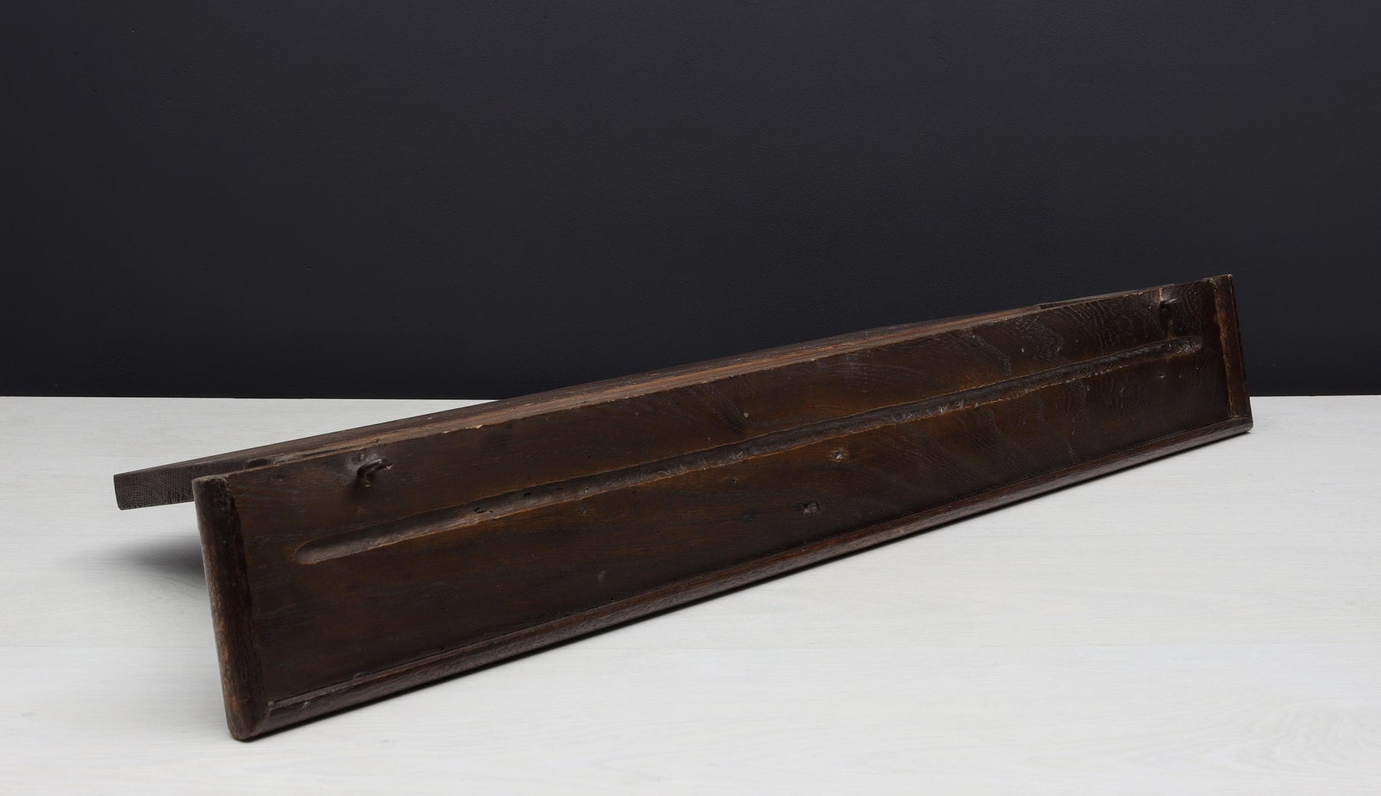 Antique Wall Mount Coat Rack with Shelf| Vintage Home Decor
