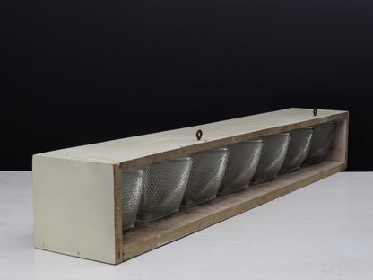 Vintage Weck Spice Rack Wall Shelf | 1930s German Retro Kitchen Decor