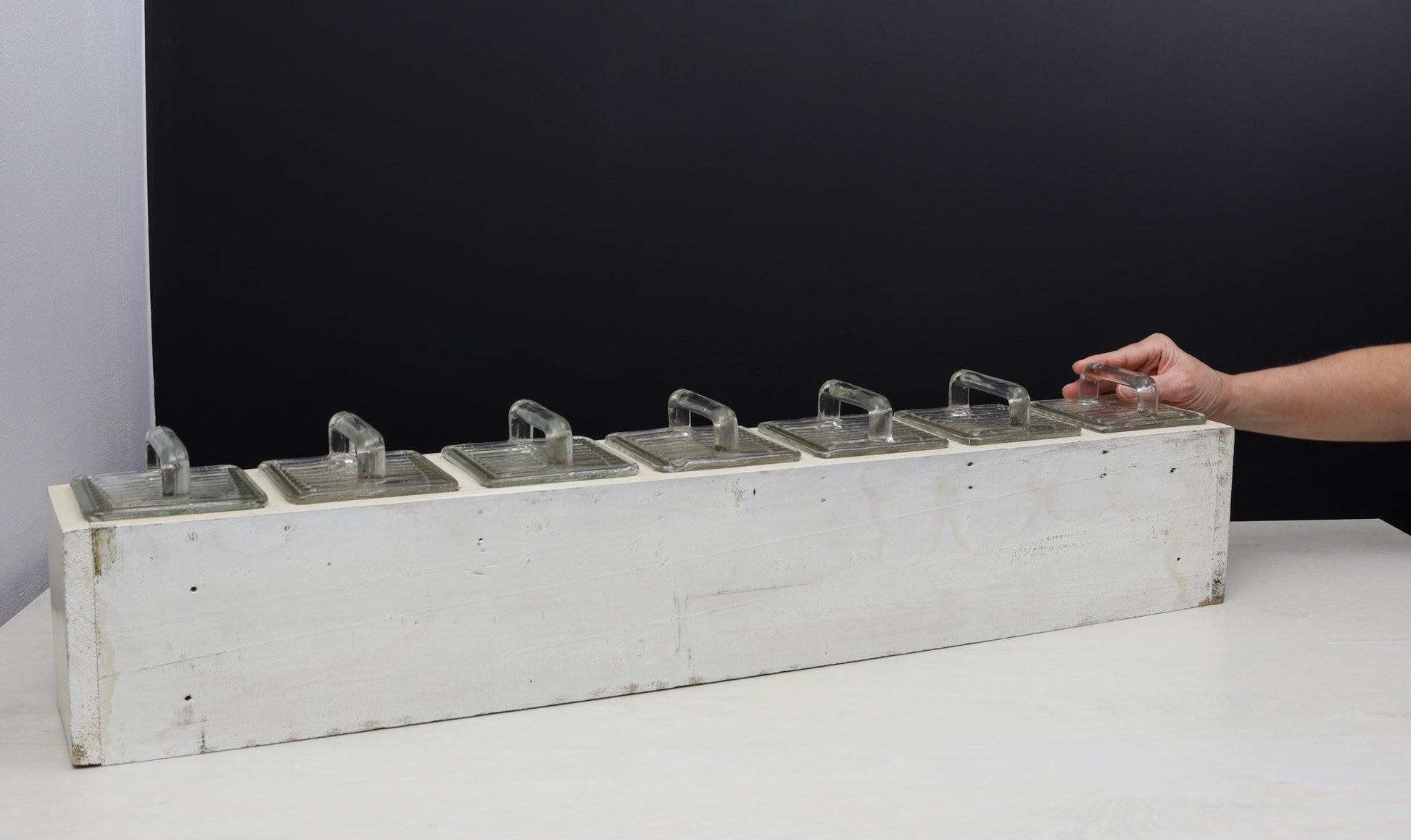 Vintage Weck Spice Rack Wall Shelf | 1930s German Retro Kitchen Decor