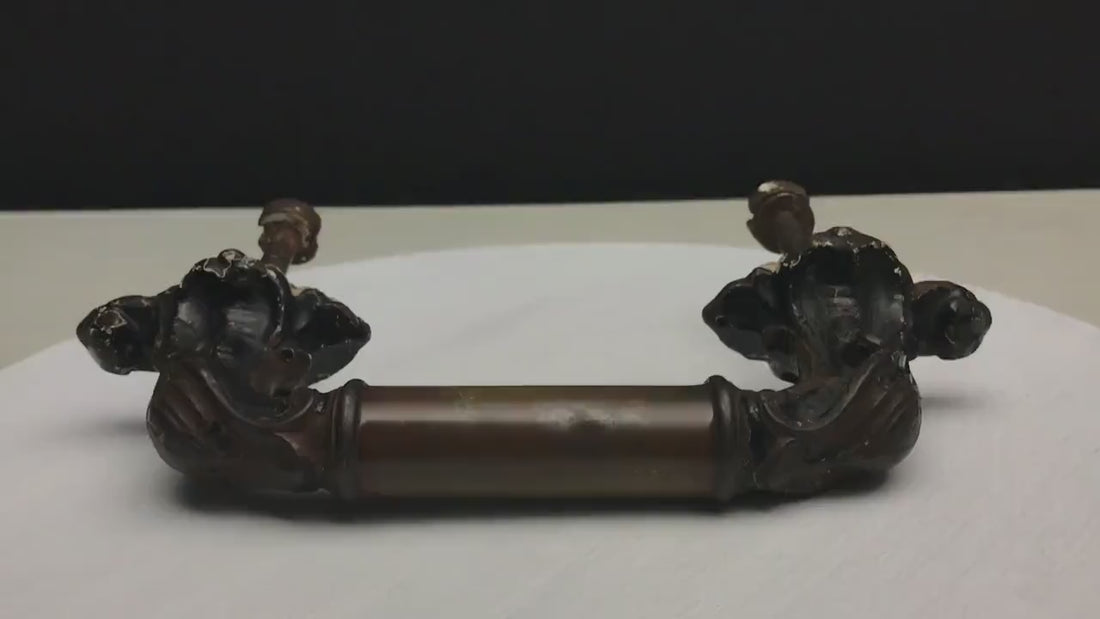 French Antique Door Pull | French Country Style-Rustic Door Hardware | Vintage Decor