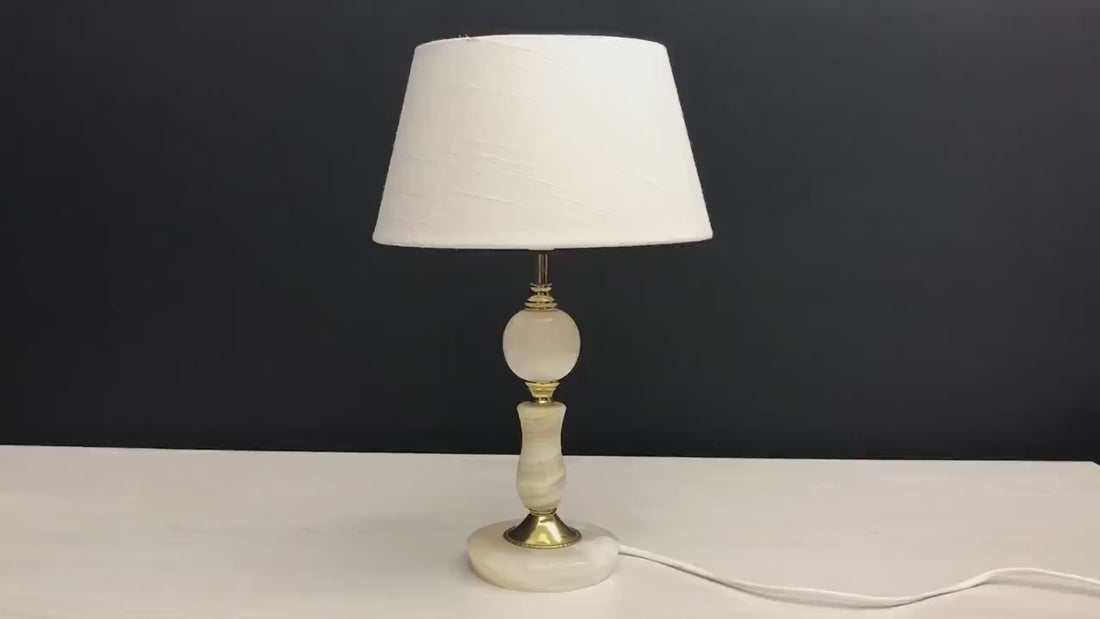 Elegant Vintage Lamp from Belgium: Ideal Bedside or Accent Lighting for Any Home Decor Style