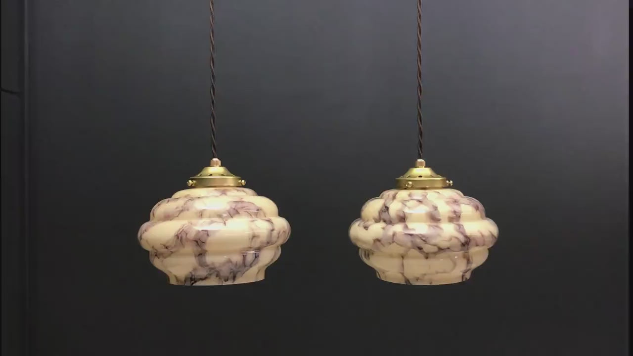 Stunning Glass Pendant Light Fixtures | Unique lamp-Art Deco Lighting | Unique Lighting