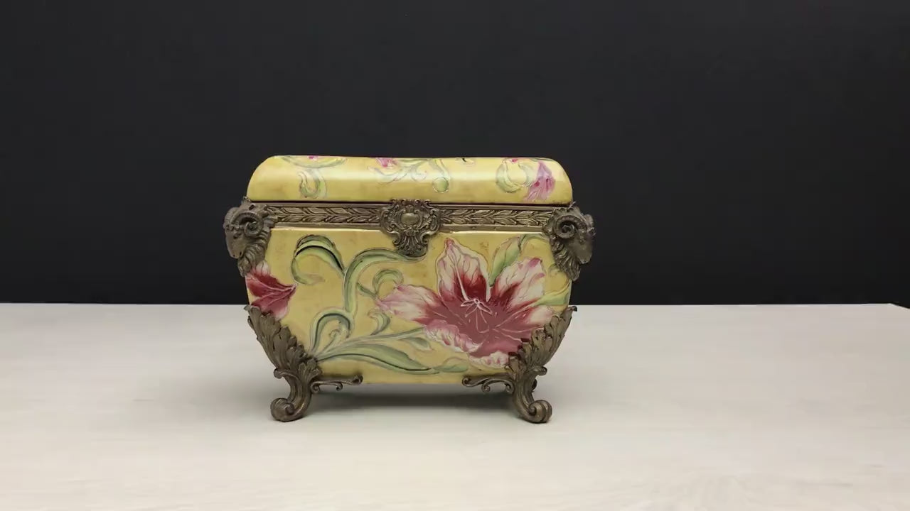 Vintage Jewelry Box-Trinket Box |Jewelry Storage or Unique Urn for Ashes