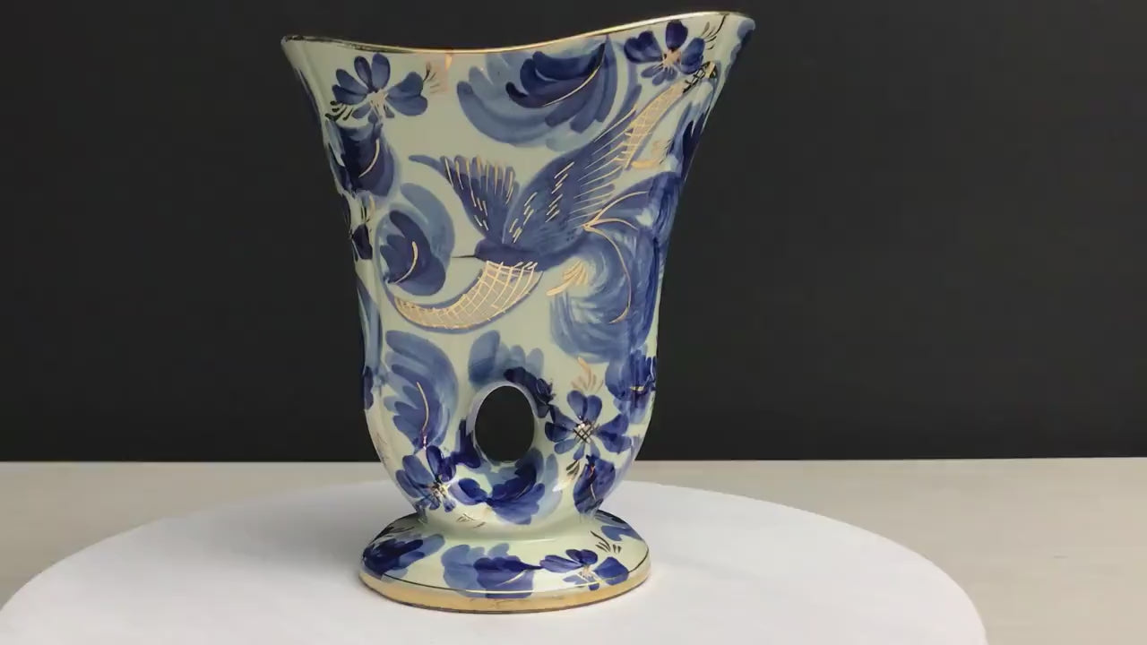 Unique Flower Vase | H.BEQUET QUAREGNON | Vintage Vase